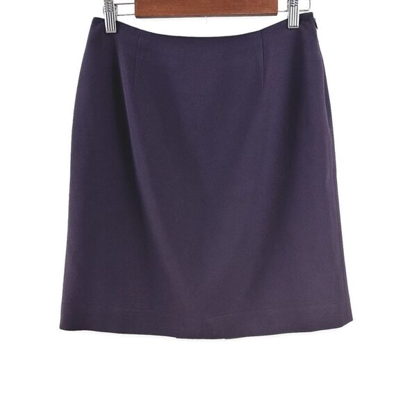 Jones New York Essentials Women's 10 Petite Pencil Skirt Eggplant Purple Career - Picture 1 of 7